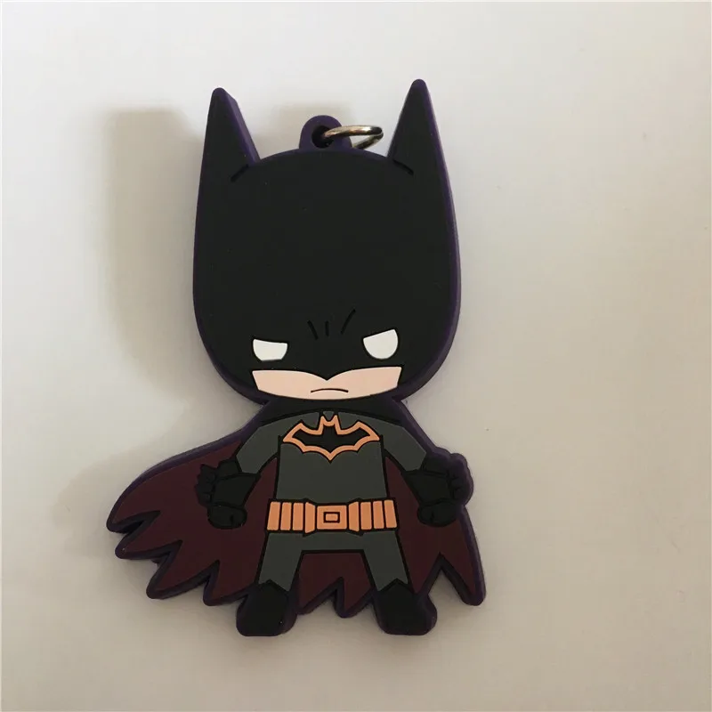 Стиль Марвел мультфильм Nightwing ПВХ брелок Damian Красная Шапочка Забавный брелок-Новинка человек брелок для девушек Llaveros, Детские кубики, подарки для детей, игрушки