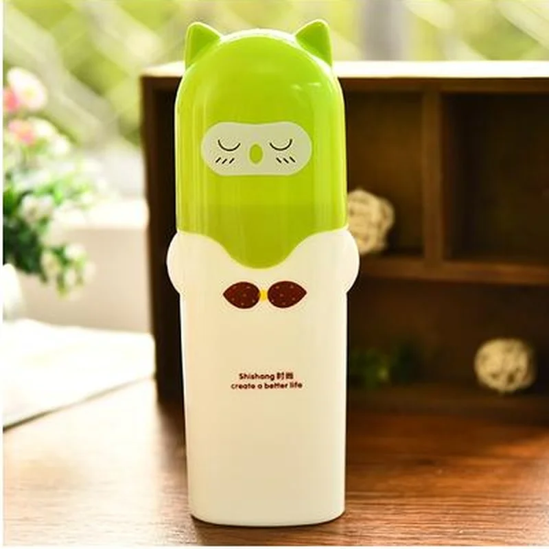 Портативная пластиковая зубная чашка для ванной путешествий личной