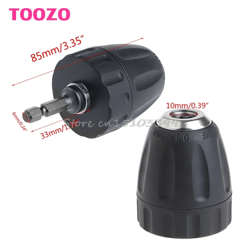 

Keyless Drill Chuck Converter 3/8" 24UNF + 1/4" Hex Shank SDS Adaptor 0.8-10mm G08 Whosale&DropShip