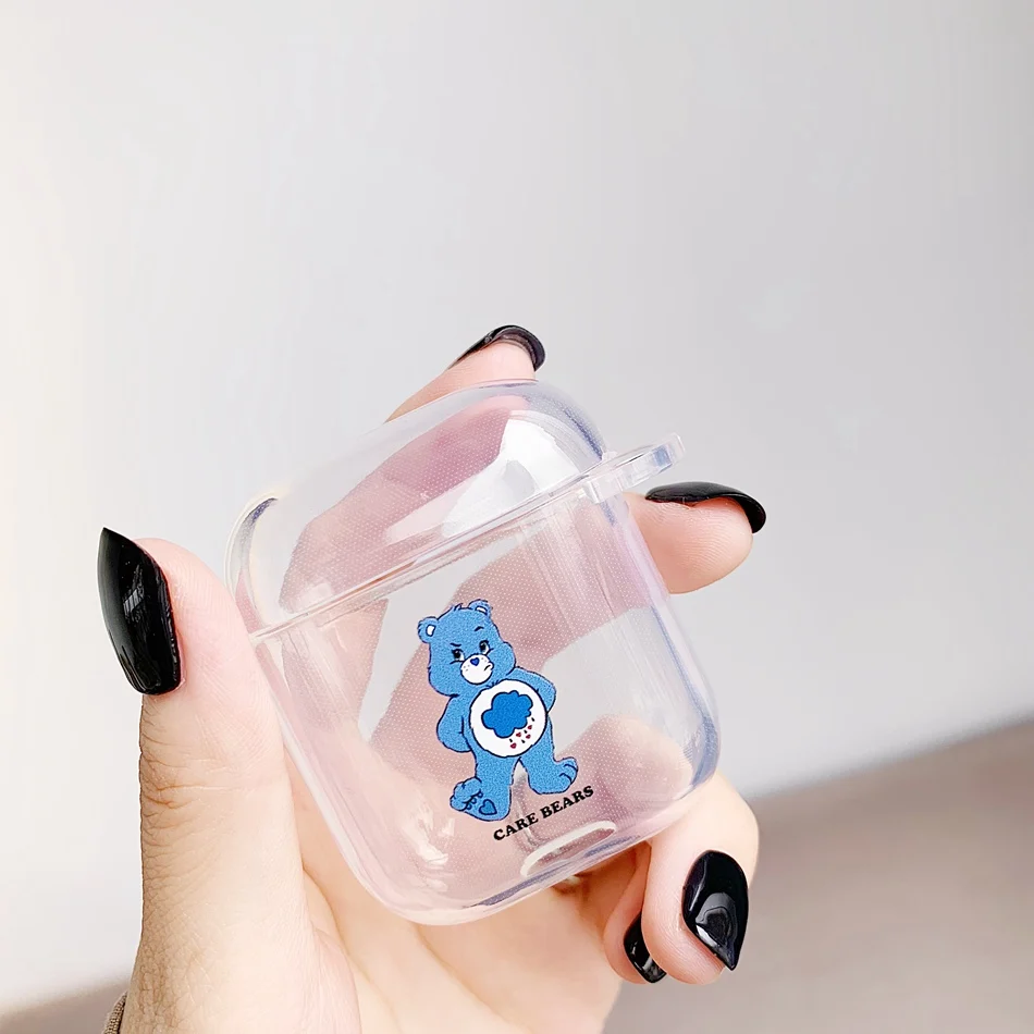 A12 Медведь беспроводной чехол для наушников для Airpods Iphone чехол s ТПУ милый силиконовый чехол для Airpod беспроводной Bluetooth протектор зарядки Etui - Цвет: A12