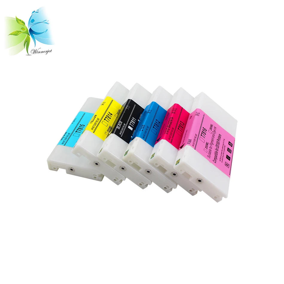 

Winnerjet 200ML T7811-T7816 ink cartridge for Fujifilm DX100 with UV dye ink