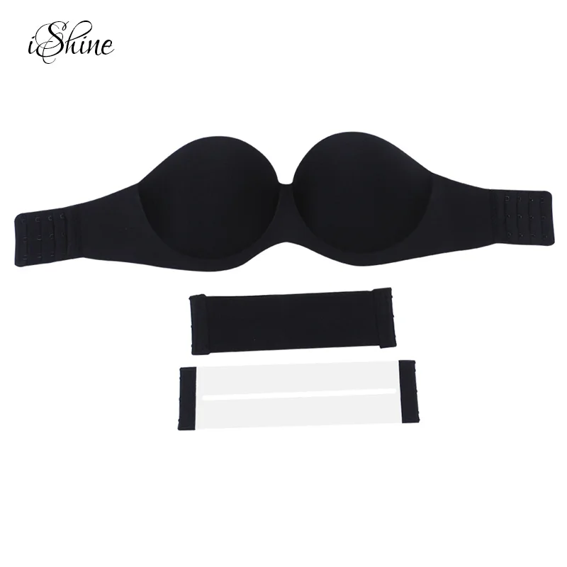 Женское Сексуальное белье Sotft половина чашки без бретелек бюстгальтеры с