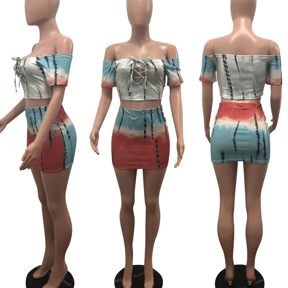 Комплект с юбкой и укороченным топом комплект из 2 предметов топ открытыми