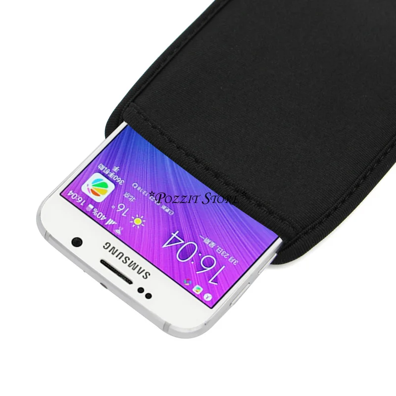 Универсальный мягкий гибкий чехол из неопрена для Samsung Galaxy S7 S6 S5 защитный