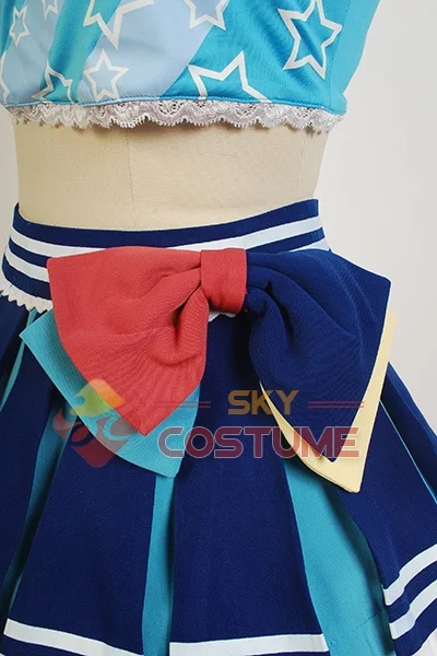 Love Live! Летняя униформа для чарлидеров Live Сонода Umi костюм косплея на Хэллоуин