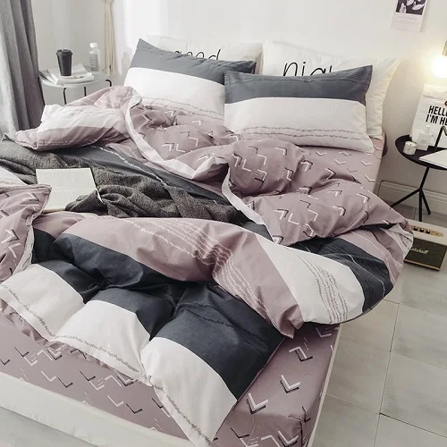 Bedding set 7 Комплект постельного белья из хлопка для детей, простыня для односпальной кровати, простыня, пододеяльник, parrure de lit ropa/juego de cama - Цвет: Bedding set 7