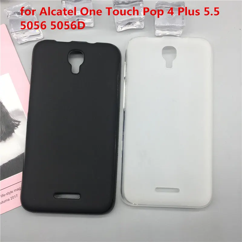 Мягкий силиконовый чехол для телефона Alcatel One Touch Pop 4 Plus 5 5056 5056D Роскошный из ТПУ