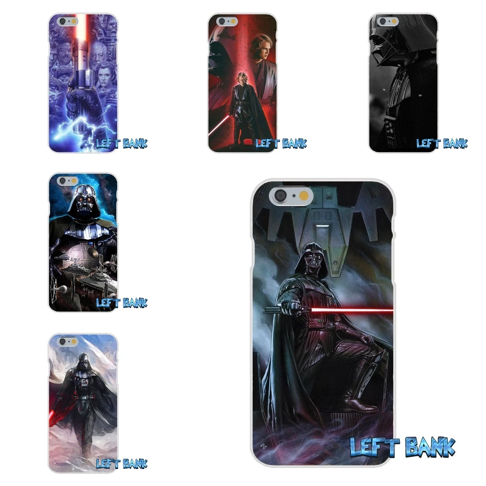 Мягкий силиконовый прозрачный чехол из ТПУ для Samsung Galaxy Note 3 4 5 S4 S5 MINI S6 S7 edge Star Wars