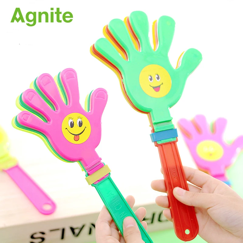 Agnite Kawaii хлопайте руками товары для концертов 28 см Экологичные пластиковые фанаты