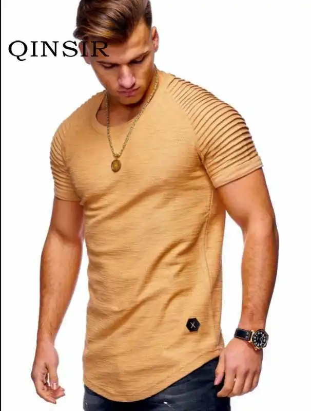 

O Neck Short Sleeve Men T Shirt Slim Fit T-shirt Mens Skinny Casual Summer Breathable Tee top camisetas hombre Boyfriend Gift