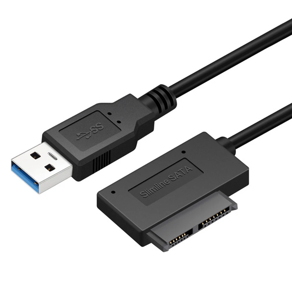 Адаптер для жесткого диска Slimline SATA к USB 3 0 SATA7 + 6 9 контактный Sata кабель CD драйвер