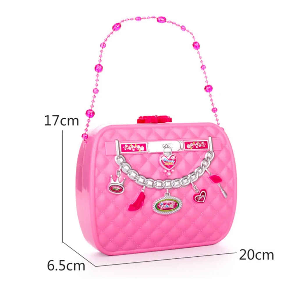 Детский набор игрушек для макияжа губная помада девочек лака ногтей безопасная