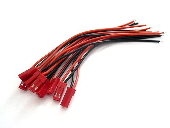 10 шт. силиконовый разъем 22AWG 100 мм JST свинцовый провод розетка штекер для DIY RC LiPo