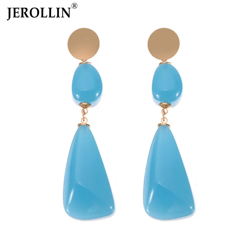 JEROLLIN New Fashion Statement Jewelry Cheap Tassel Long Earring For Women 7 Colors Wedding Dangle Drop Earrings Wholesale | Украшения и