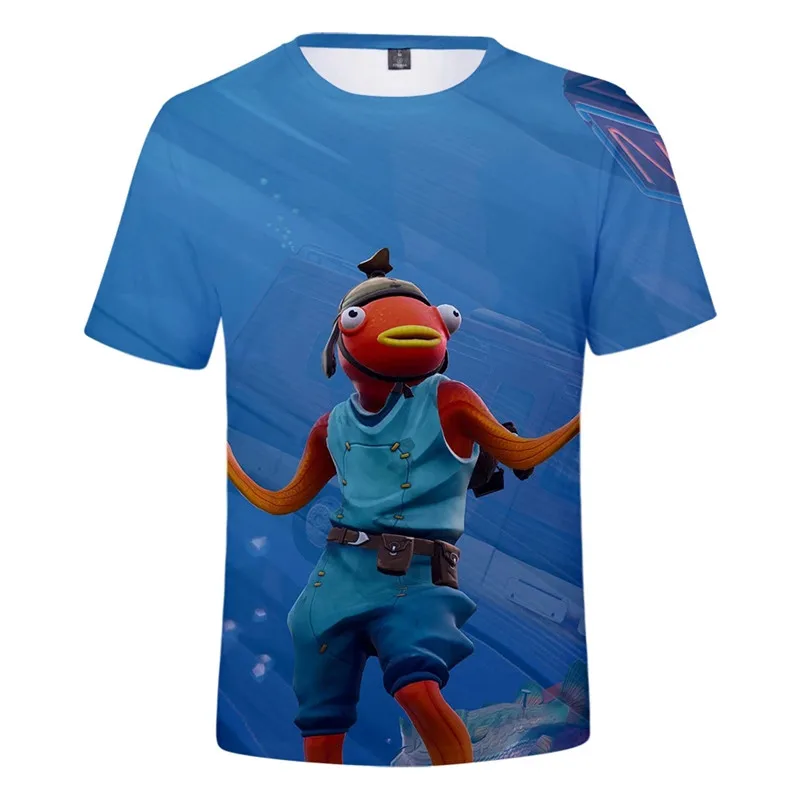 Лидер продаж, футболка высокого качества с 3D принтом игры Battle Royale Lil Whip Fishstick, летняя футболка в стиле хип-хоп, футболка унисекс с короткими рукавами в стиле Харадзюку