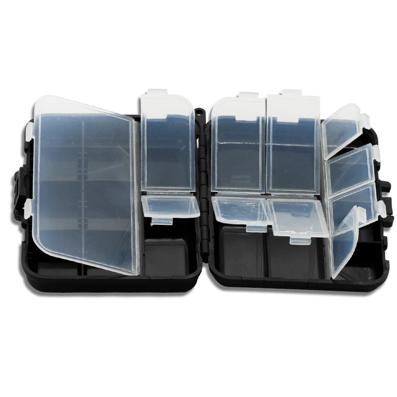 Коробка рыболовная жесткая двухслойная 12 х9х3 см/102 8 г|box pesca|hook accessoriestackle storage |