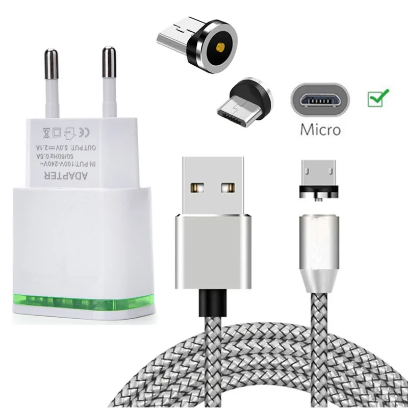 Для Huawei Y7 2019 P Smart Redmi 7 9a Магнитный кабель Micro USB зарядное устройство для Samsung galaxy A10 A3