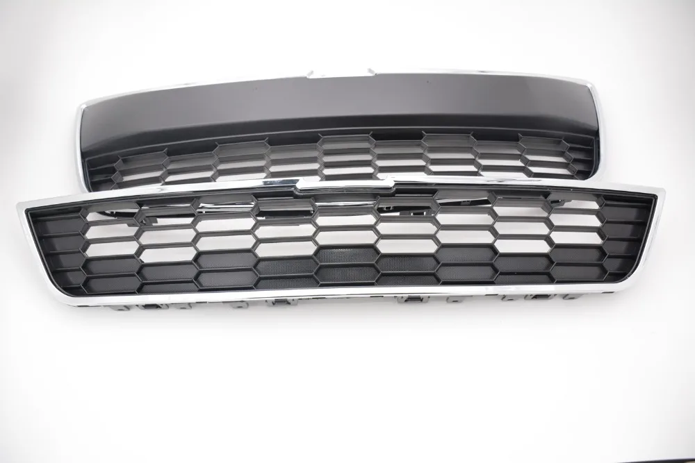 2 шт. передняя решетка радиатора сетка верхняя + нижняя для Chevrolet Aveo 2011 2016|Гоночные