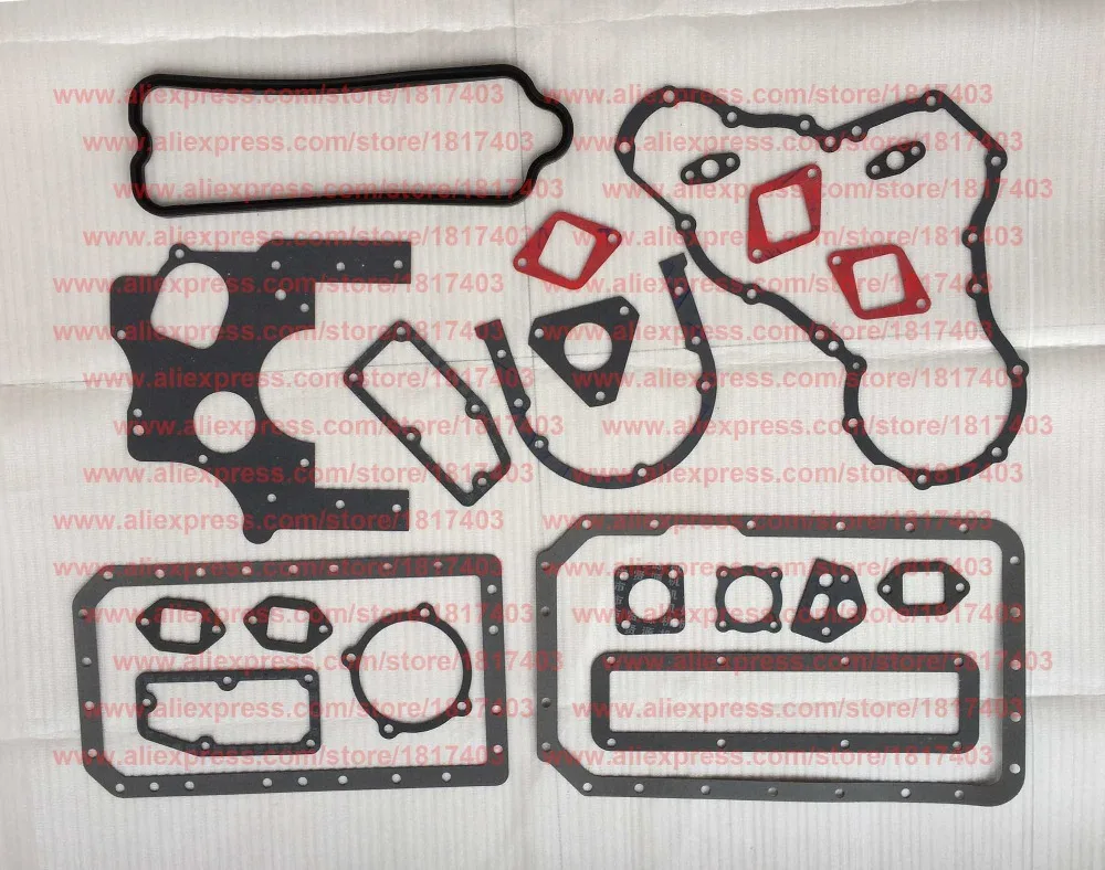 

3105-01006 комплект прокладки головки блока цилиндров + прокладки двигателя, запчасти для дизельных двигателей Fujian Lijia, SL3105