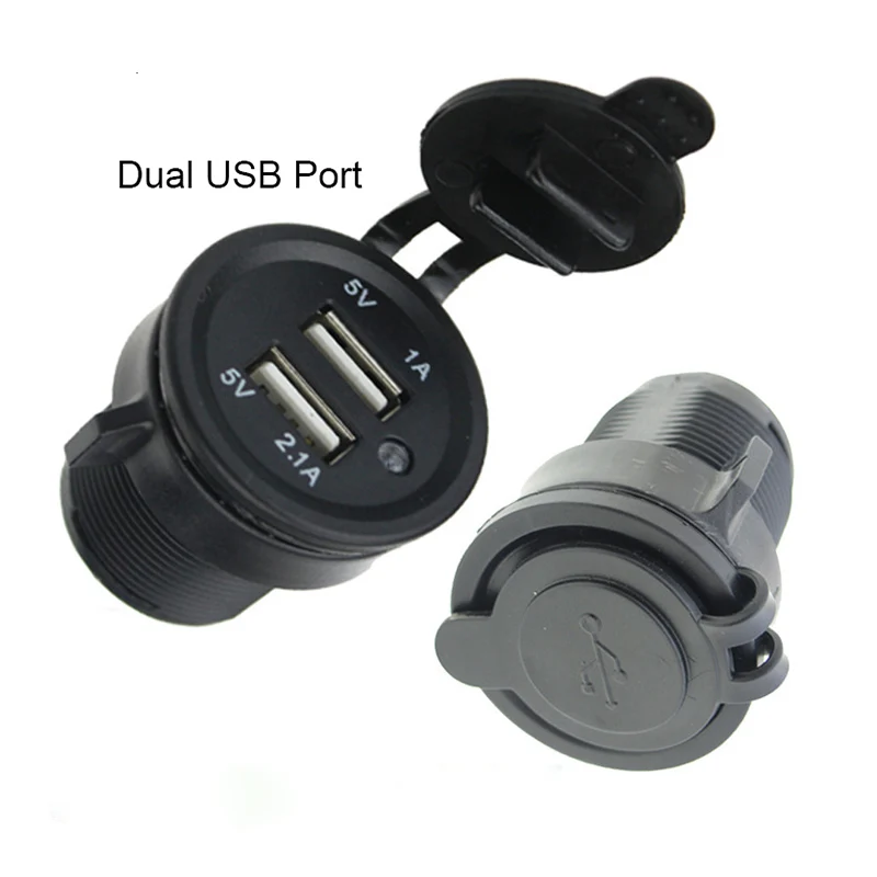 4.2A 12В-24В модифицированное водонепроницаемое двойное USB зарядное устройство YC1