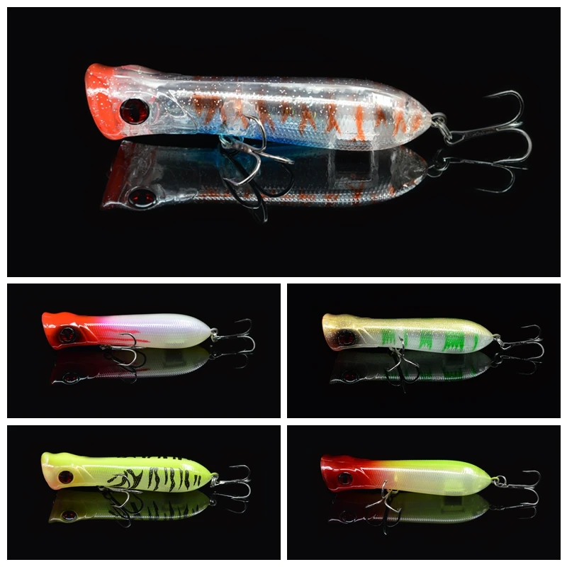 Набор рыболовных приманок 5 шт. карандаш из АБС-пластика объемные глаза для ловли