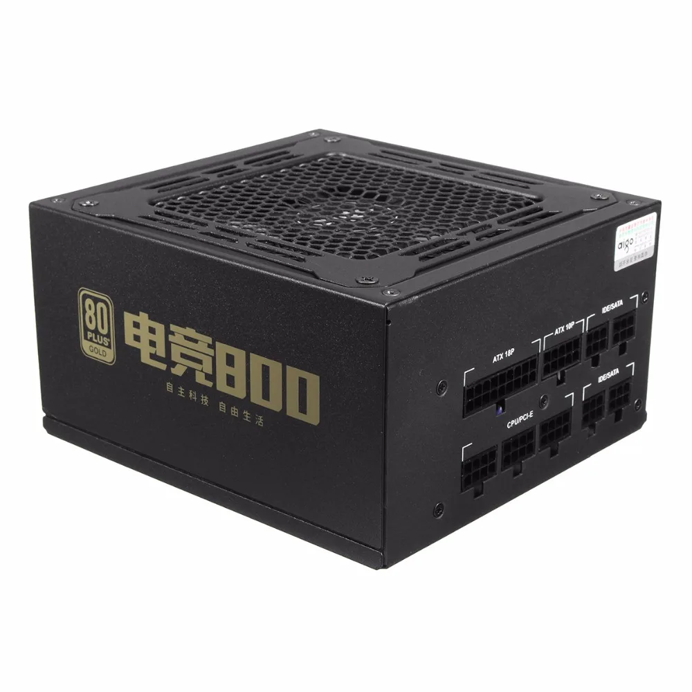 800 W 80 plus полностью ATX PC компьютерный блок питания с бесшумный охлаждающий
