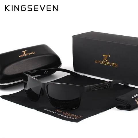 KINGSEVEN Поляризованные солнцезащитные очки для мужчин из алюминия