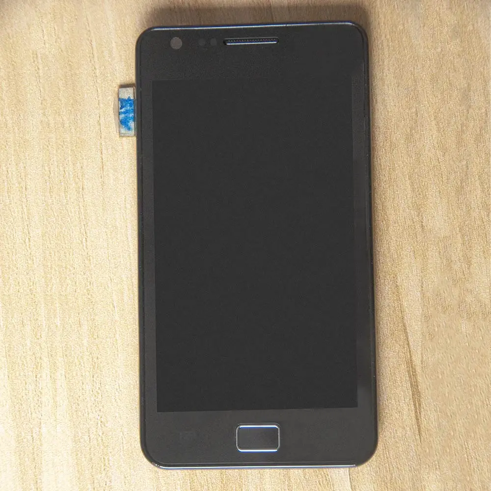 Sinbeda Super AMOLED HD ЖК-экран для samsung Galaxy S2 ЖК-дисплей i9100 ЖК-сенсорный экран в сборе с заменой рамки