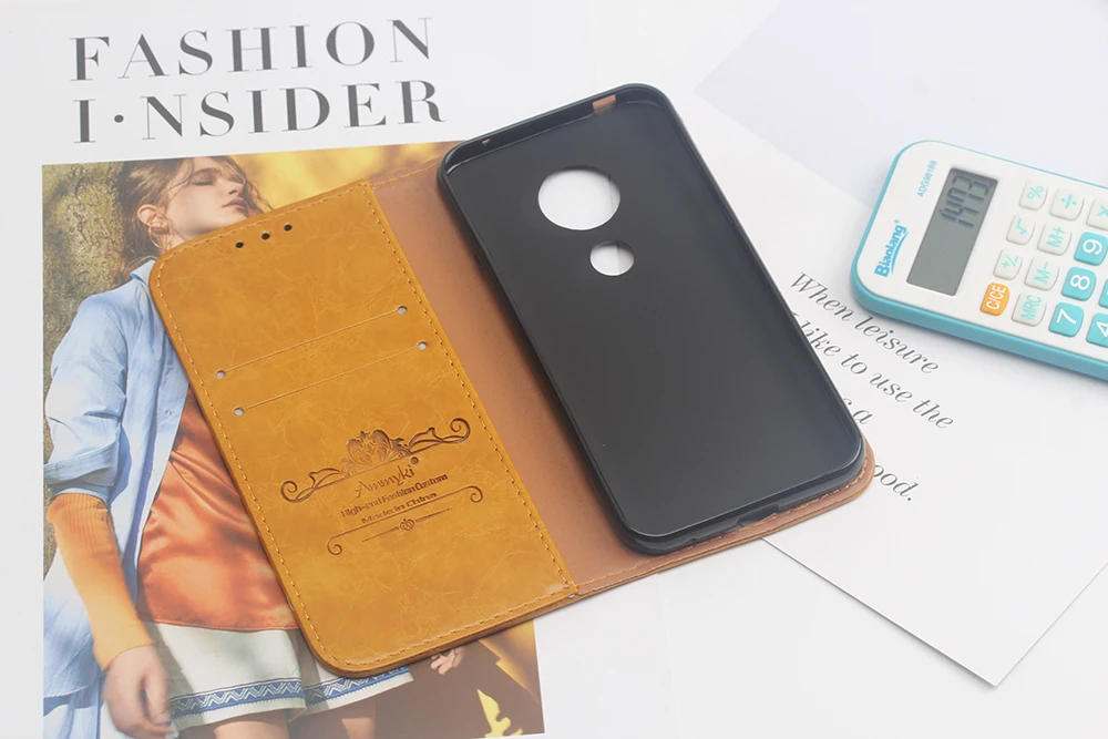 Чехол AMMYKI 5,7 для Moto G7 Play, 5 цветов, откидной Чехол из искусственной кожи, чехол s 5,7 для Motorola Moto G7 Play, чехол