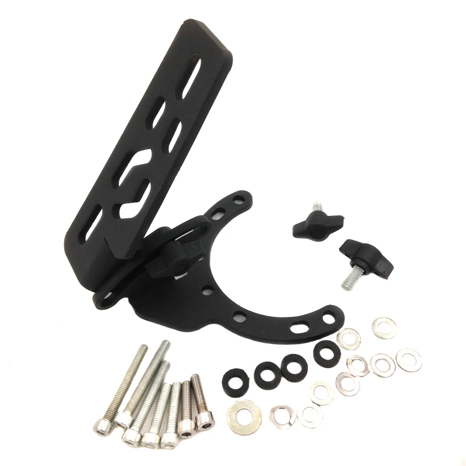 Черный мотоцикл регулируемый Бак крепление GPS телефон камера кронштейн для Yamaha