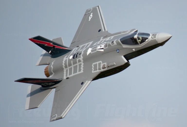 Модель радиоуправляемого самолета Freewing F 35 lightning 70 мм V3 новая версия в 2019 году RTF