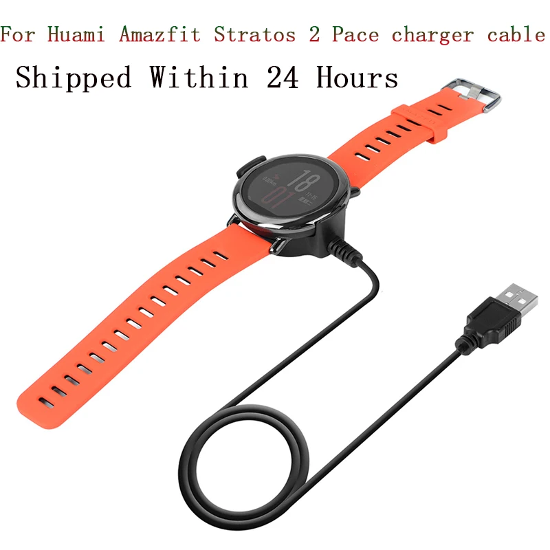 Usb зарядный кабель для Xiaomi Huami Stratos 2 Pace Колыбель зарядное устройство база для Huami Miband 3 Amazfit Bip Молодежные умные часы зарядное устройство