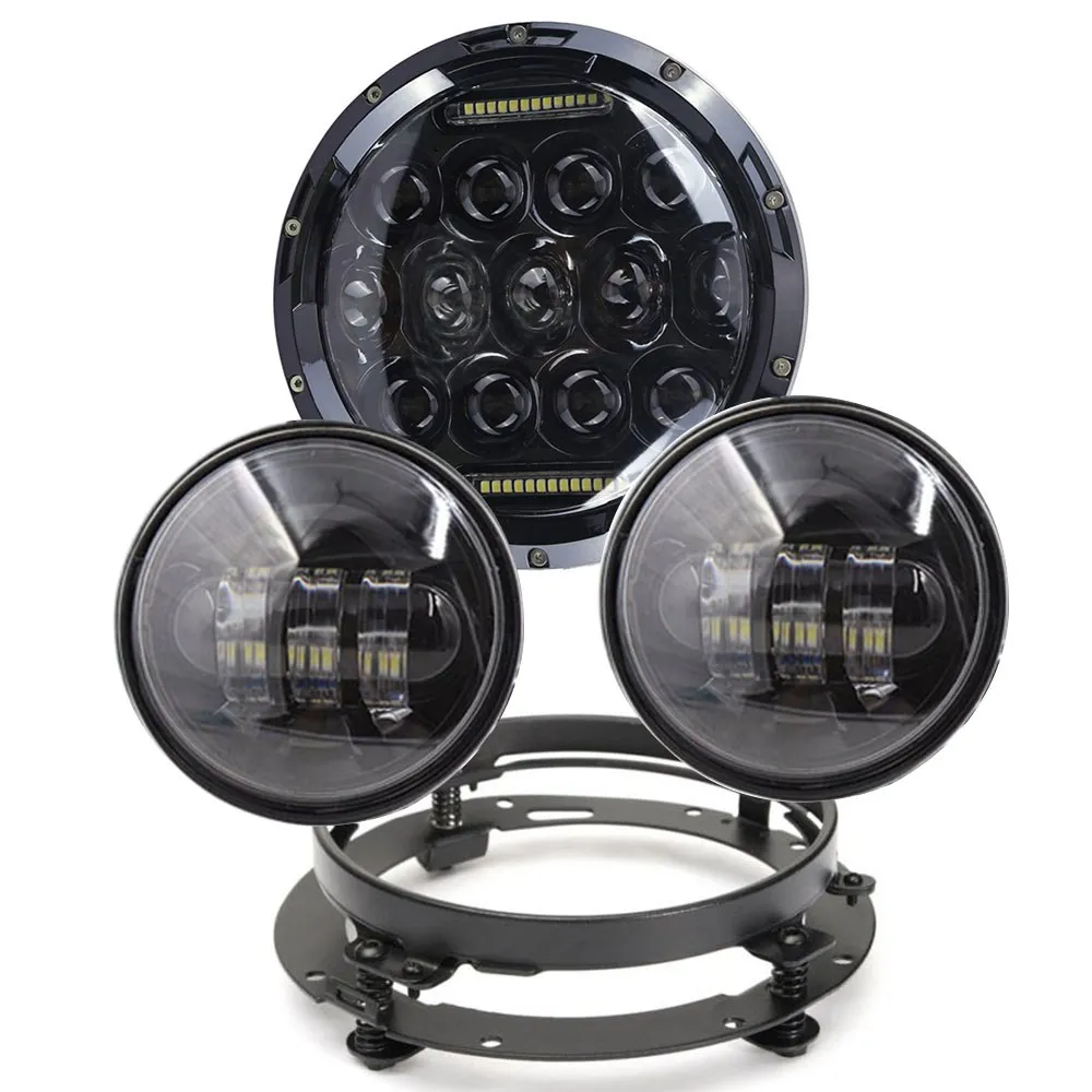 7 дюймов светодиодная фара для мотоцикла &quotмонтажный кронштейн 4 5