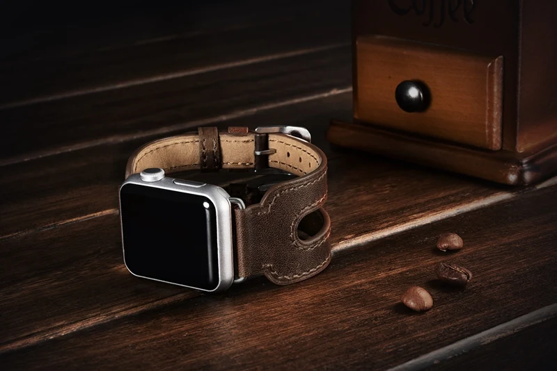 Urvoi ремешок для Apple Watch Series 1 2 3 натуральной кожи с двойной пряжкой манжеты Hermes iwatch