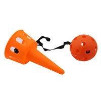 Orange Забавный мяч и чашка игрушка набор для детей на открытом воздухе бросать и игра «Поймай мяч» игрушка Софтбол кендама для начинающих детей моторика игрушка - Цвет: Orange
