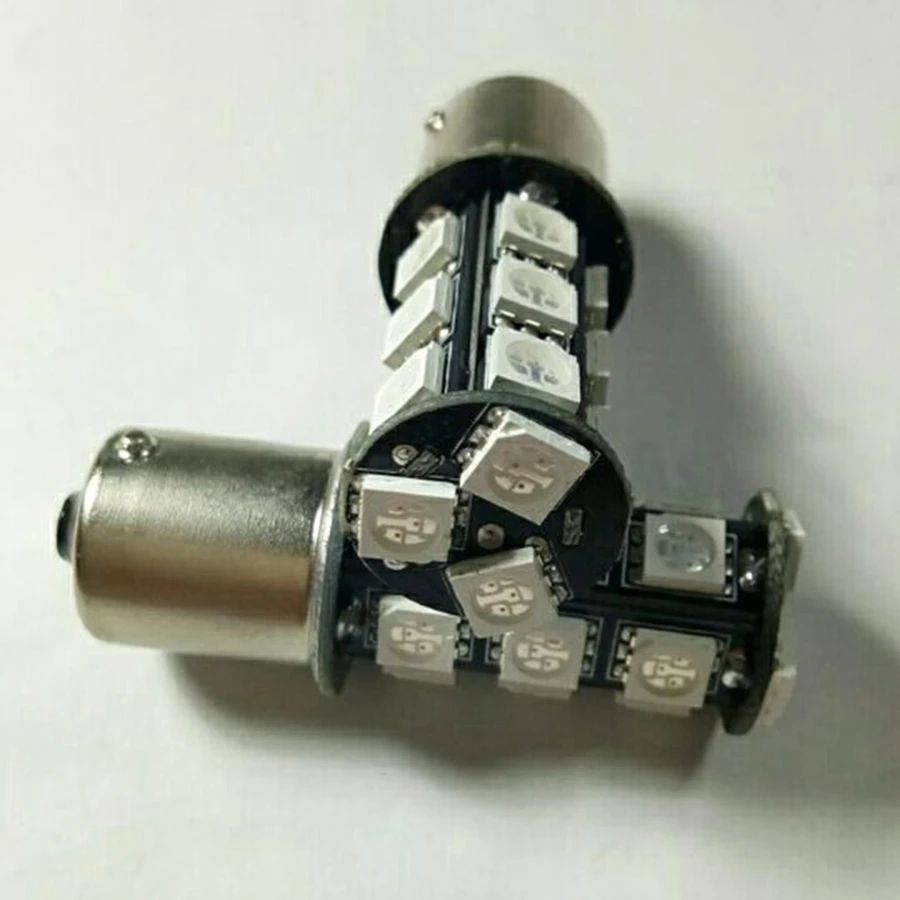 6 шт. 1156 P21W BA15S 5050 Автомобильные светодиодные супер яркие 1S 8SMD поворотные стоп