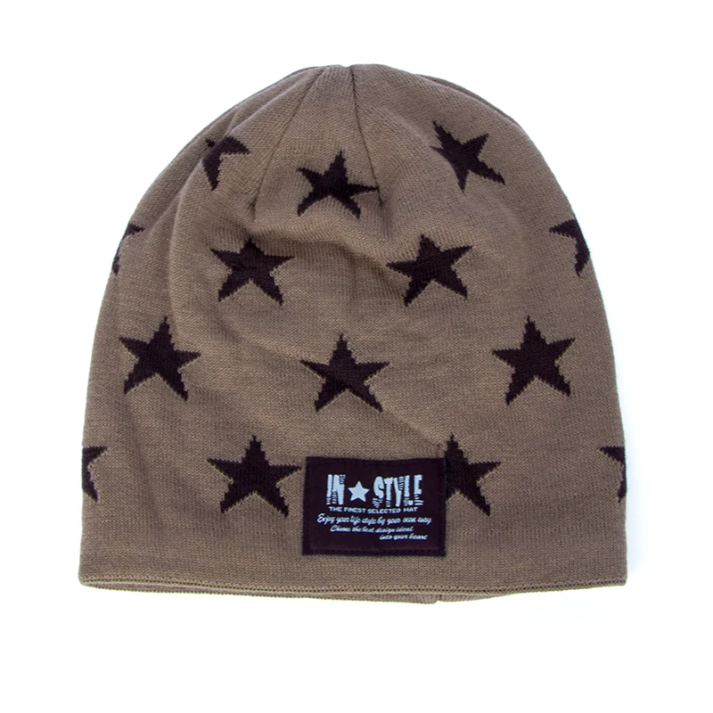 Мужские и женские головные уборы Bonnet homme повседневные зимние шапки с рисунком