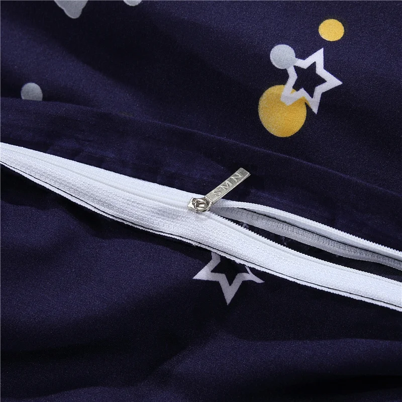 4 шт./компл. Комплект постельного белья с рисунком звездной звезды Галактики 3D