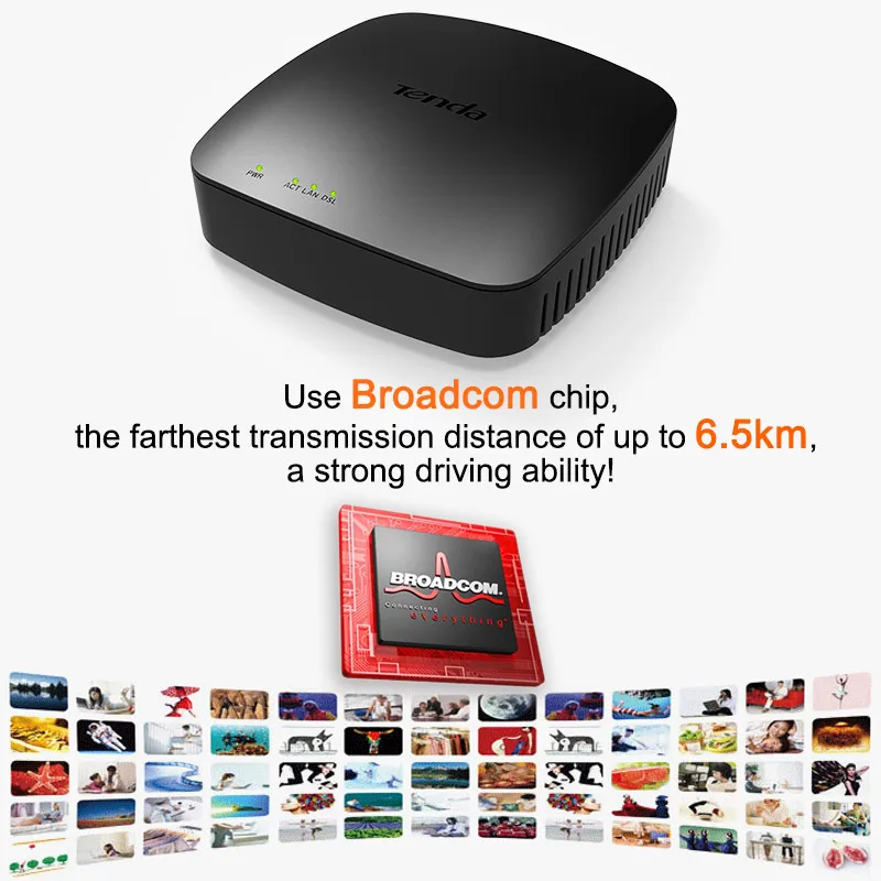 Tenda D9 ADSL2 + модем moden широкополосный Универсальный Модемы Интернет кабель