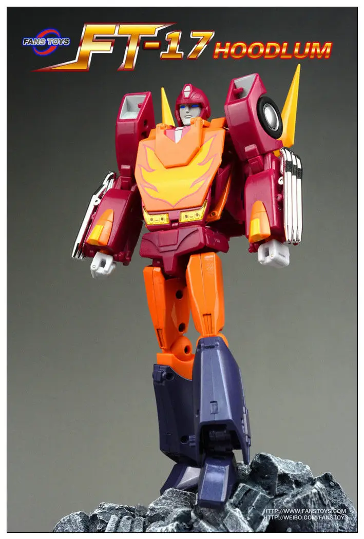 Fanstoys Ft17 Ft 17 преобразования хулиган G1 Hot Rod вентиляторы трансформаторы