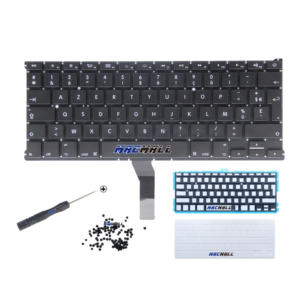 Новый Для Macbook Air 13 &quotA1369 A1466 французский клавьер клавиатура с подсветкой|a1466 french