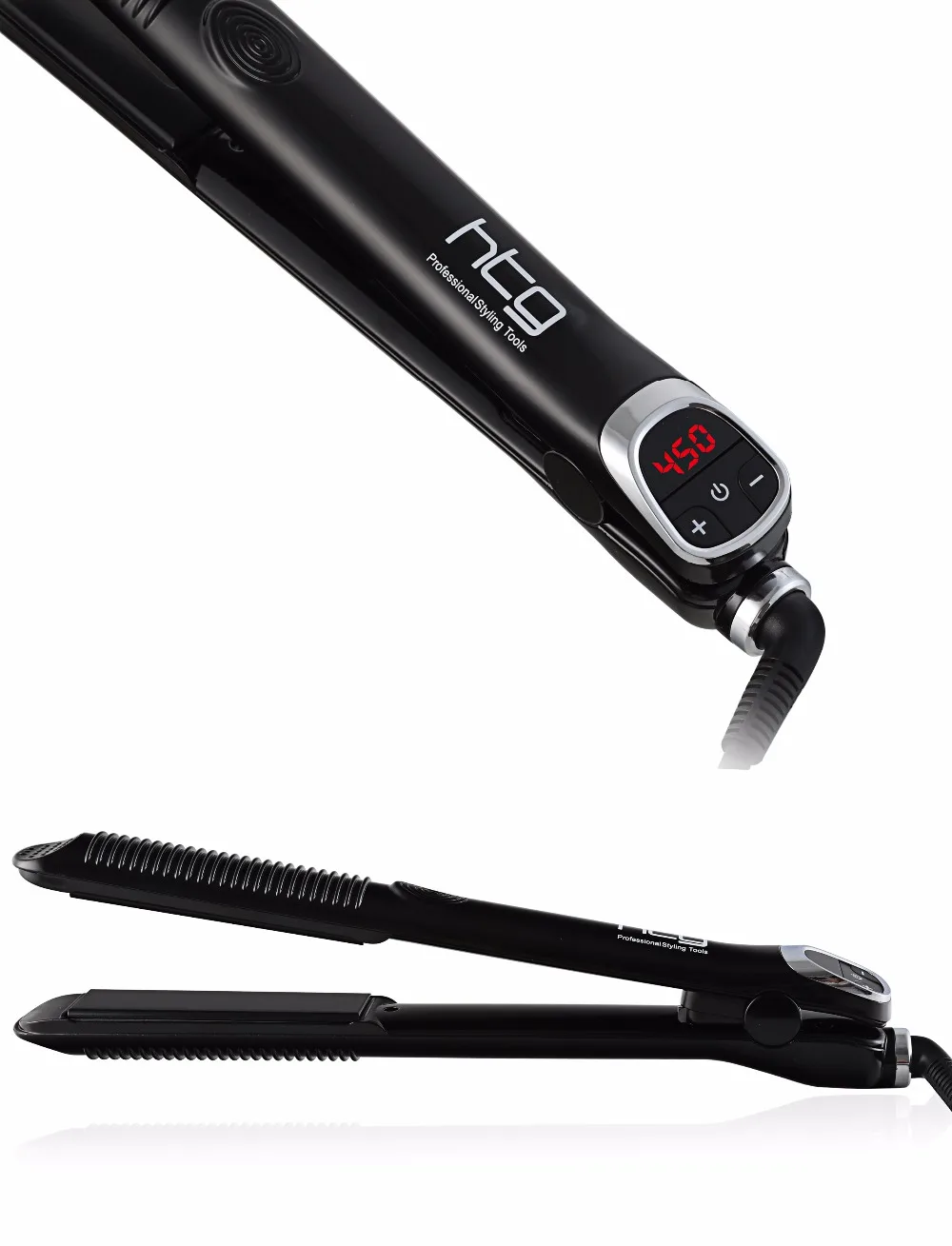 Выпрямитель для волос HTG 2 в 1 + щипцы завивки Электрический многофункциональный