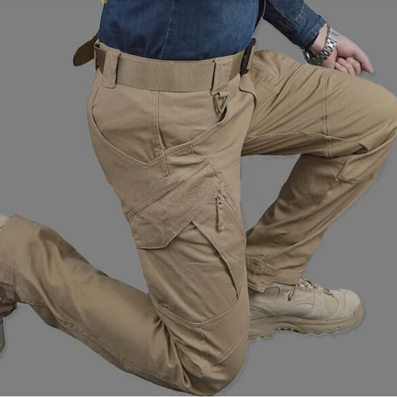 Мужские тактические брюки IX9 повседневные брюки-карго в стиле милитари с