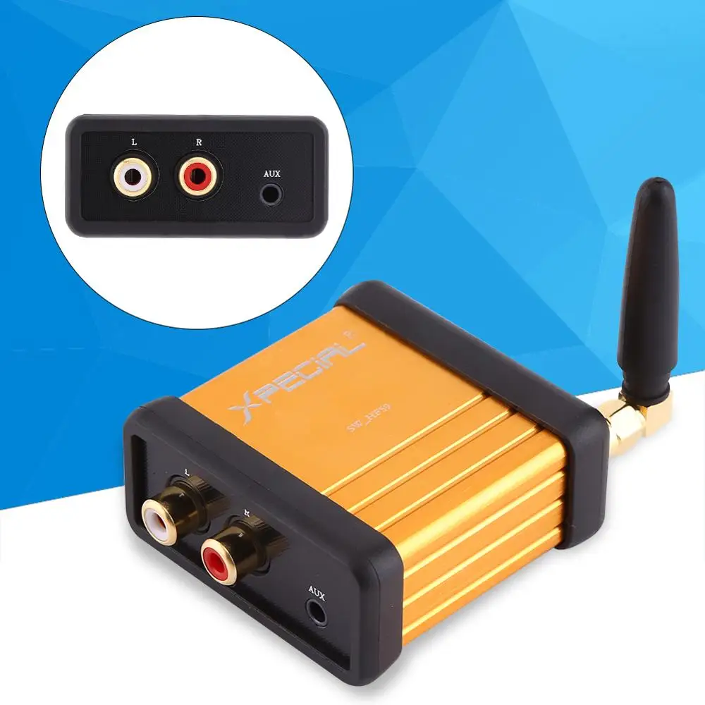 Новый бренд аудио приемники мини Hi Fi Bluetooth 4 2 ресивер стерео коробка адаптер RCA