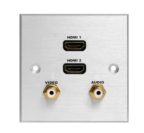 2019 HDMI 3RCA VGA композитный разъем для аудио видео стены лицевой панели Панель выход 50