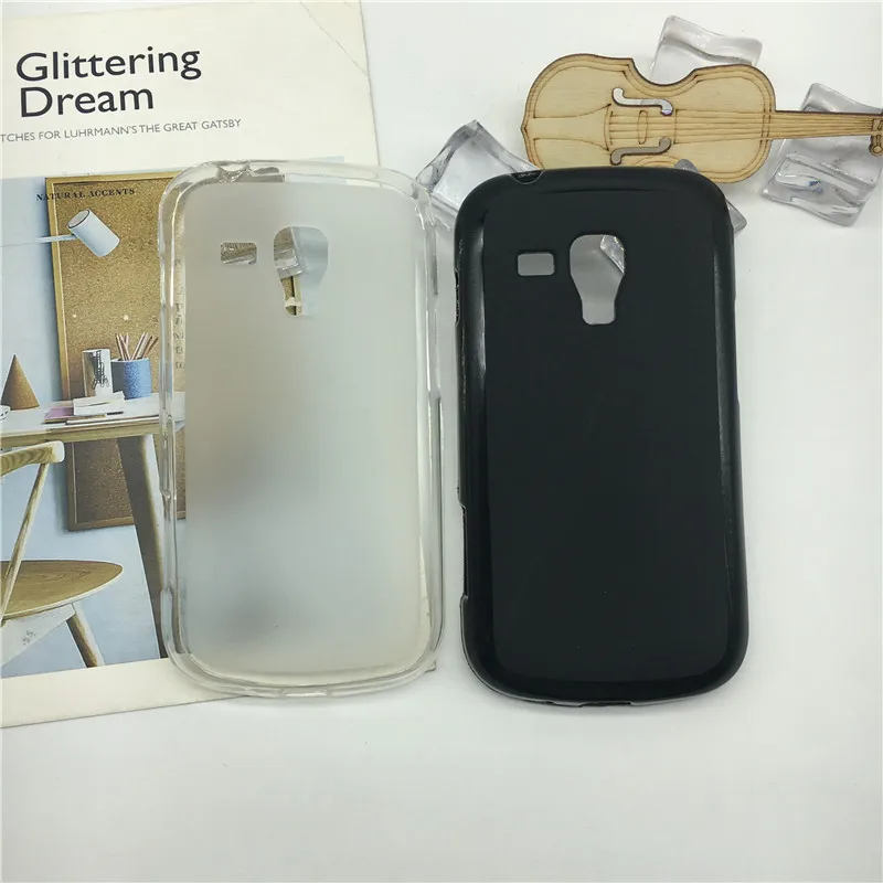 Мягкий чехол накладка для Samsung Galaxy Trend Plus S7580/S Duos 2 S7582/S S7562/Trend S7560 черный