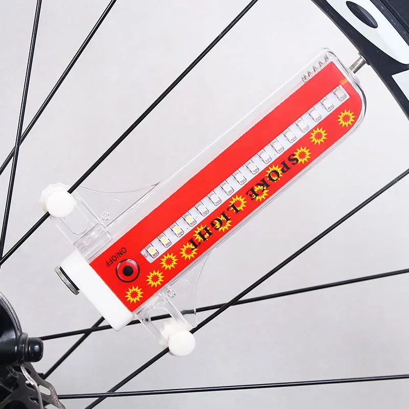 Велосипедный фонарь на колесиках 32 цветовых светодиода сигнальная лампа