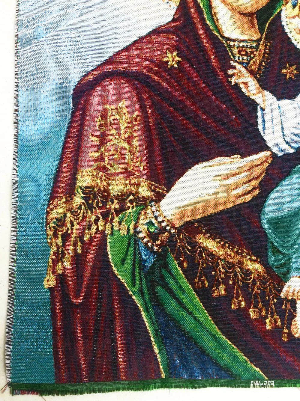 Гобелен для рукоделия маленького размера декор из ткани в Религиозном стиле