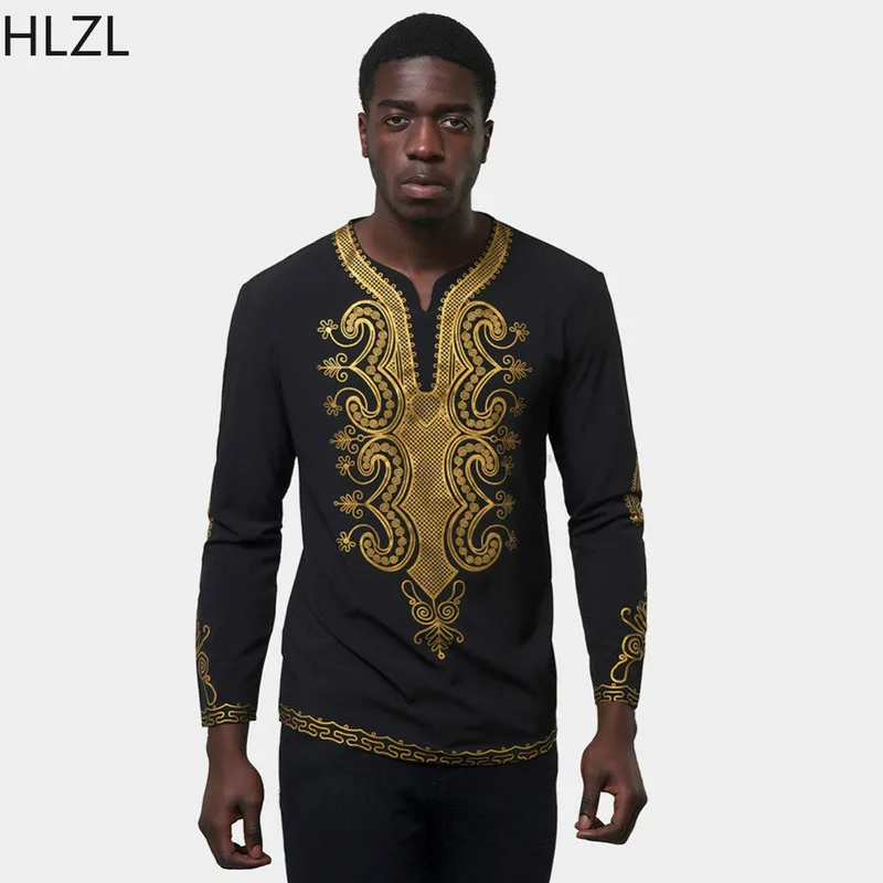 Мужская традиционная Дашики африканская Футболка с принтом графическая