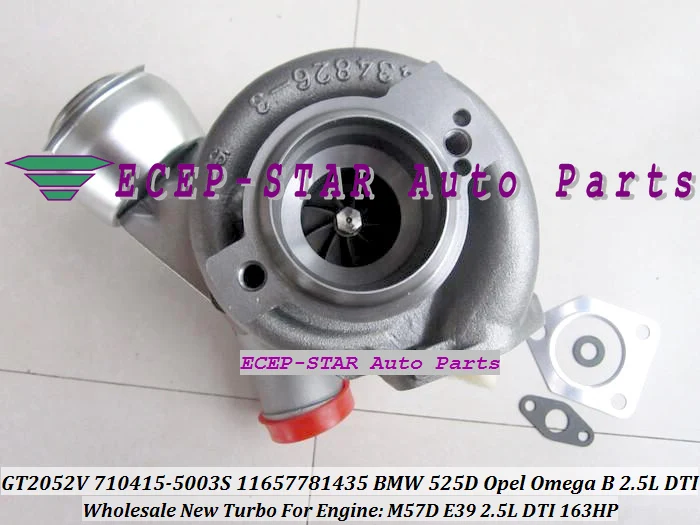 Бесплатная доставка GT2052V 710415-5003S 710415-0001 710415 турбо для BMW 525D 2002-2003 Opel Omega B 2.5L DTI